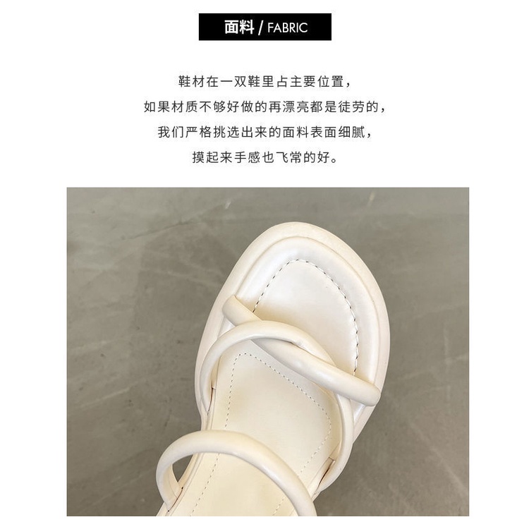 Giày Sandal Cao Gót Đế Dày Thời Trang Mùa Hè 2022 Cho Nữ