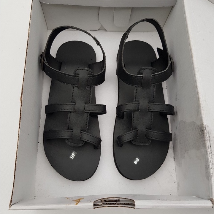 sandal đồng nai dép sandal nữ ( đế đen quai đen ) size từ 34 đến 42 nữ