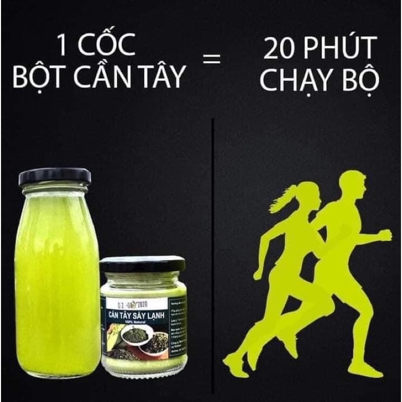 Bột cần tây sấy lạnh nguyên chất hộp 500g