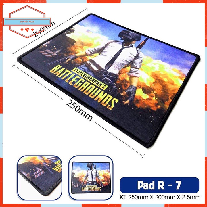 Miếng Lót Chuột Máy Vi Tính Laptop Gaming Loại Trung Tấm Pad Chuột Bàn Di Chuột Nhỏ Chuyên Game Văn Phòng