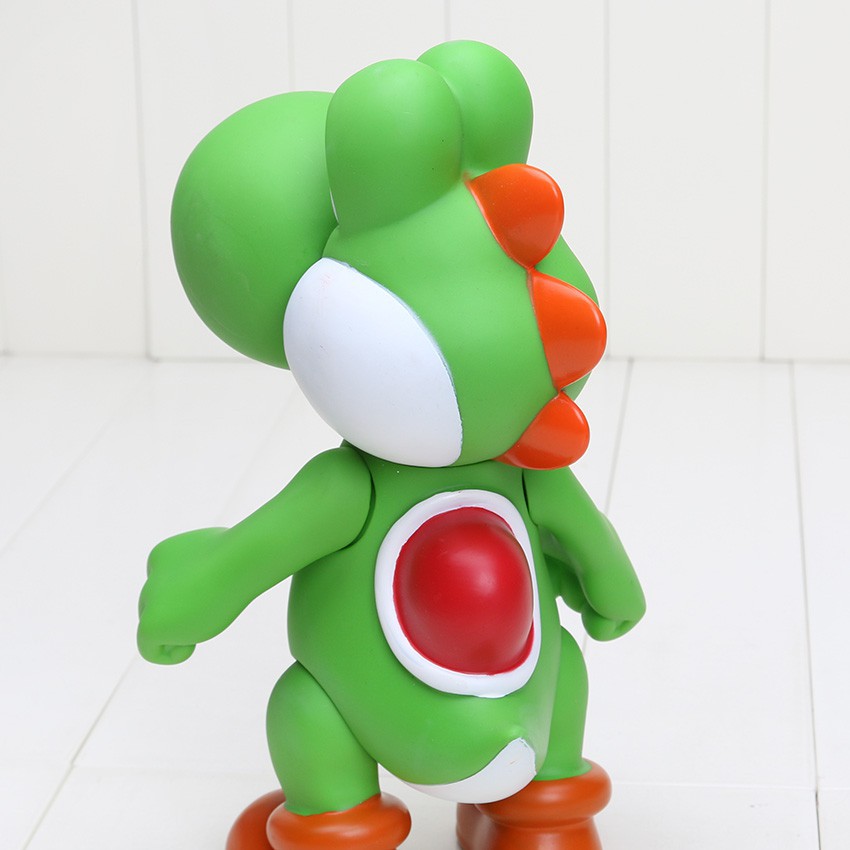 Đồ chơi mô hình nhân vật Super Mario Kinopio Yoshi kích thước 23cm 9inch bằng PVC cao cấp