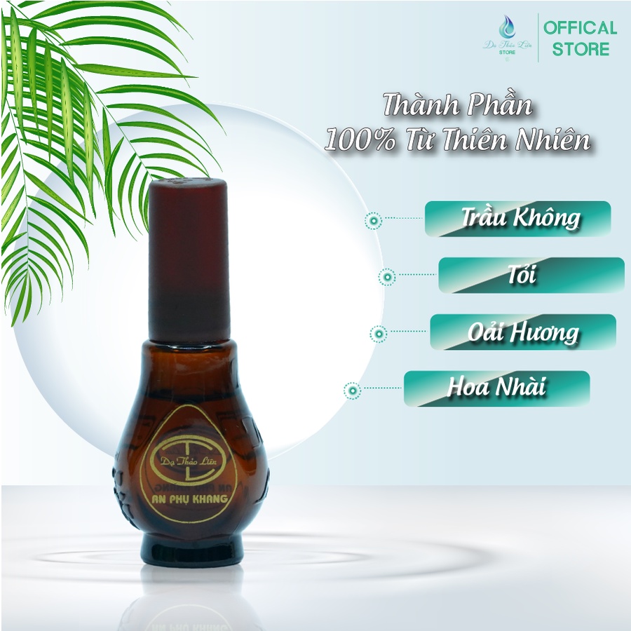 Tinh Dầu An Phụ Khang DẠ THẢO LIÊN ( 20ml) Giúp làm thơm, khử mùi hôi, duy trì độ ẩm tự nhiên và sự mềm mại cho da