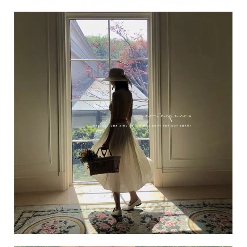 CHÂN VÁY XÒE PHI BÓNG ORGANZA