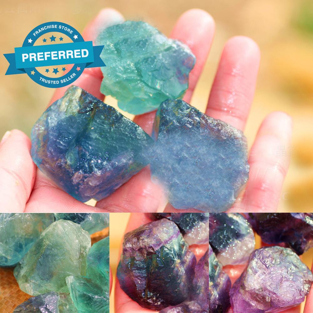 Mặt dây chuyền đá Fluorite màu sắc tự nhiên U5E8