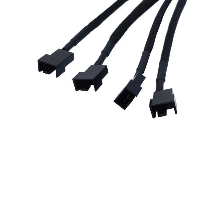 Dây cáp Molex to 4pin 1 ra 4 - Dùng được cho chân 3pin và 4pin, hỗ trợ cắm nguồn psu