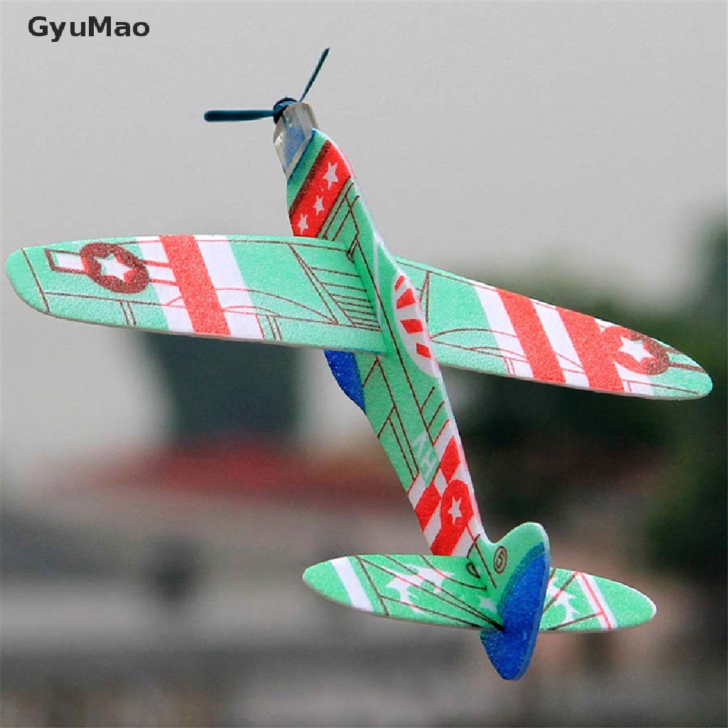 Mô hình máy bay đồ chơi ném tay bằng xốp 19cm dành cho các bé