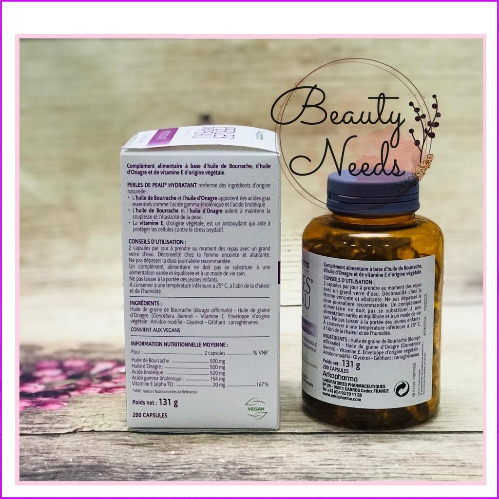 Hàng Pháp viên uống đẹp da Perles de Peau Hydratant 200v