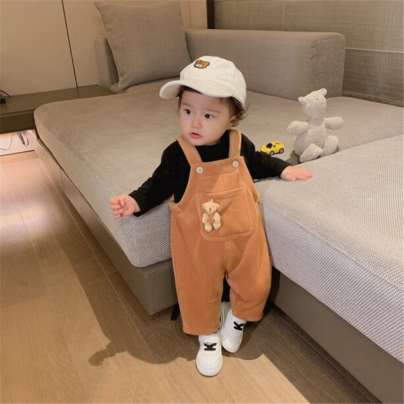 Quần yếm thời trang xuân thu cho bé