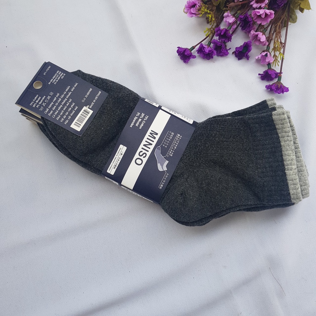 Tất miniso cổ cao