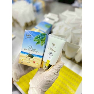 Chính hãng- kem chống nắng pháp cosmetic + tặng kèm ủ trắng mặt pháp