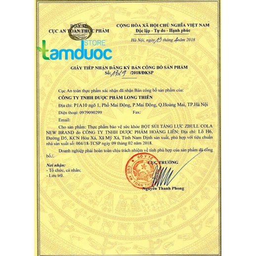 Bột Sủi Tăng Lực Zbull Cola New Brand  - Khôi phục sinh lực, minh mẫn tỉnh táo, tăng cường thể lực - Tâm Dược