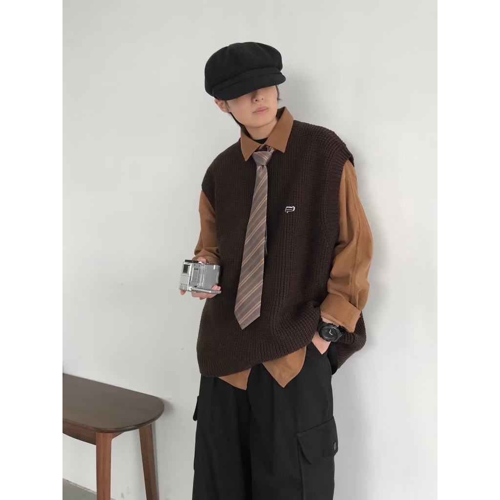 Áo sweater Cổ Tròn Phong Cách Hàn Quốc Cổ Điển Mới Size-2XL Dành Cho Nam