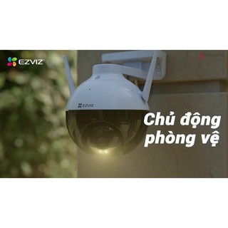 Camera Ngoài Trời Wifi EZVIZ C8C Full HD 1080P Xoay 360 Độ Tích Hợp AI - Có Màu Ban Đêm [Bản Quốc Tế]