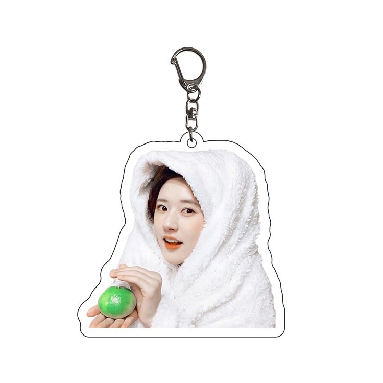 Zhao Lusi Móc Khóa Hai Mặt Acrylic