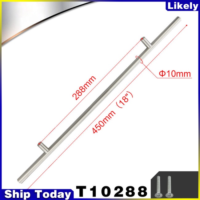 Tay nắm ngăn kéo hình chữ T bằng thép không gỉ thay thế tiện dụng