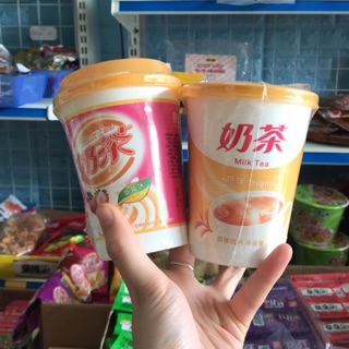 Trà sữa tự pha hộp