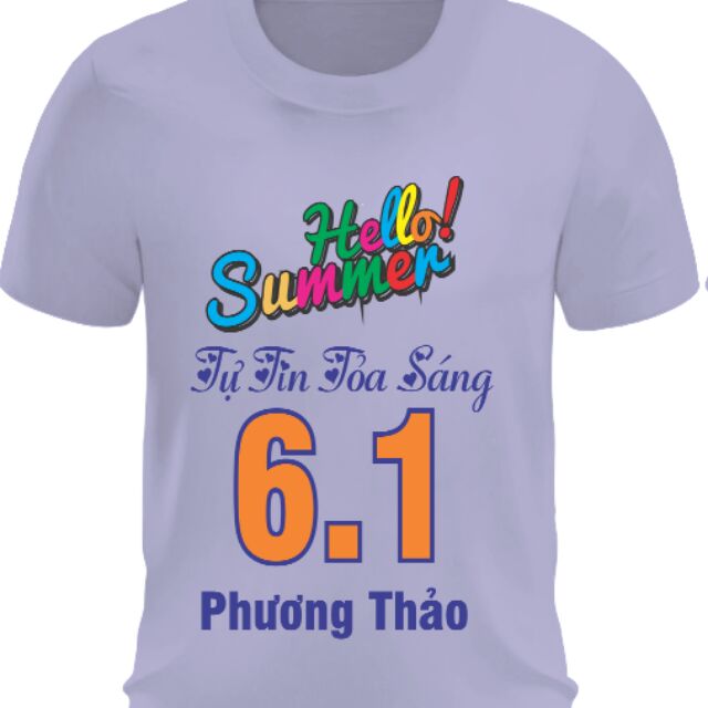 Áo LỚP IN TỪNG TÊN HỌC SINH.  CHẤT ĐẸP
