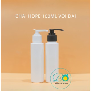 Chai 100ml HDPE Vòi Dài