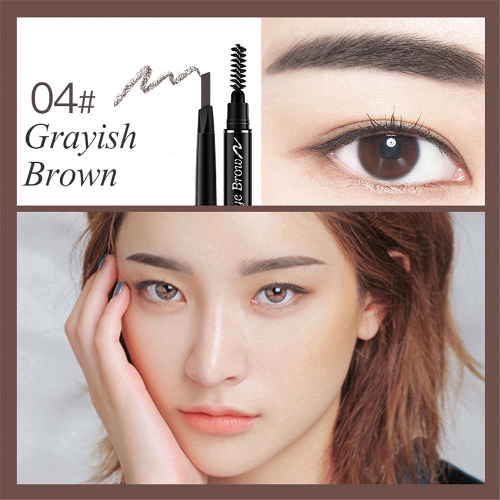 [Hàng mới về] Bút kẻ lông mày AOTUO hai đầu chống chấm nước đựng trong tối opp tiện dụng | BigBuy360 - bigbuy360.vn