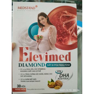 Elevimed viên bổ bà bầu