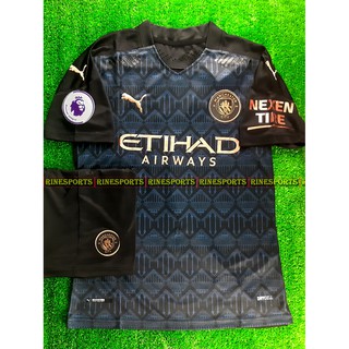 Bộ Áo bóng đá Mancity đen hàng Thailand chuẩn thi đấu 2020-2021 99%.Cam kết Y Hình - Nhận hàng Ok mới trả tiền