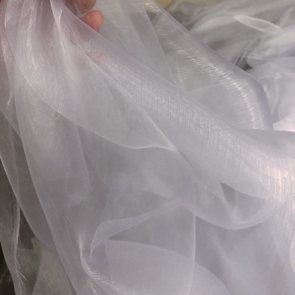 Soft silky silky silk fabric student designer wedding dress veil fabric baby clothing fabric DIY