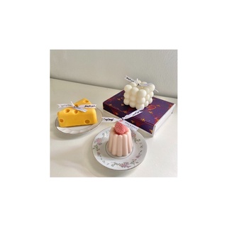 Nến thơm handmade cao cấp hình bánh Pudding