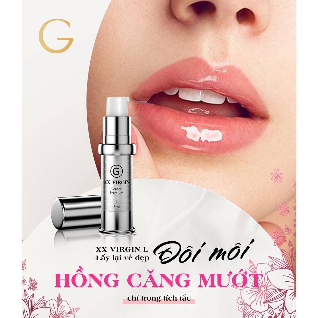 Kem làm HỒNG môi GCell XXVirgin Cream Premium L 5ml - Hàn Quốc | BigBuy360 - bigbuy360.vn