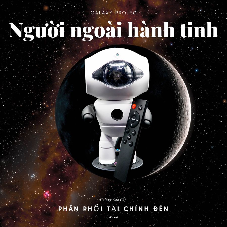 Đèn Thiên Hà Ngân Hà Galaxy Lốc Xoáy Vũ Trụ Phiên Bản Người Ngoài Hành Tinh Mới Nhất Hiện Nay Cho Phòng Ngủ