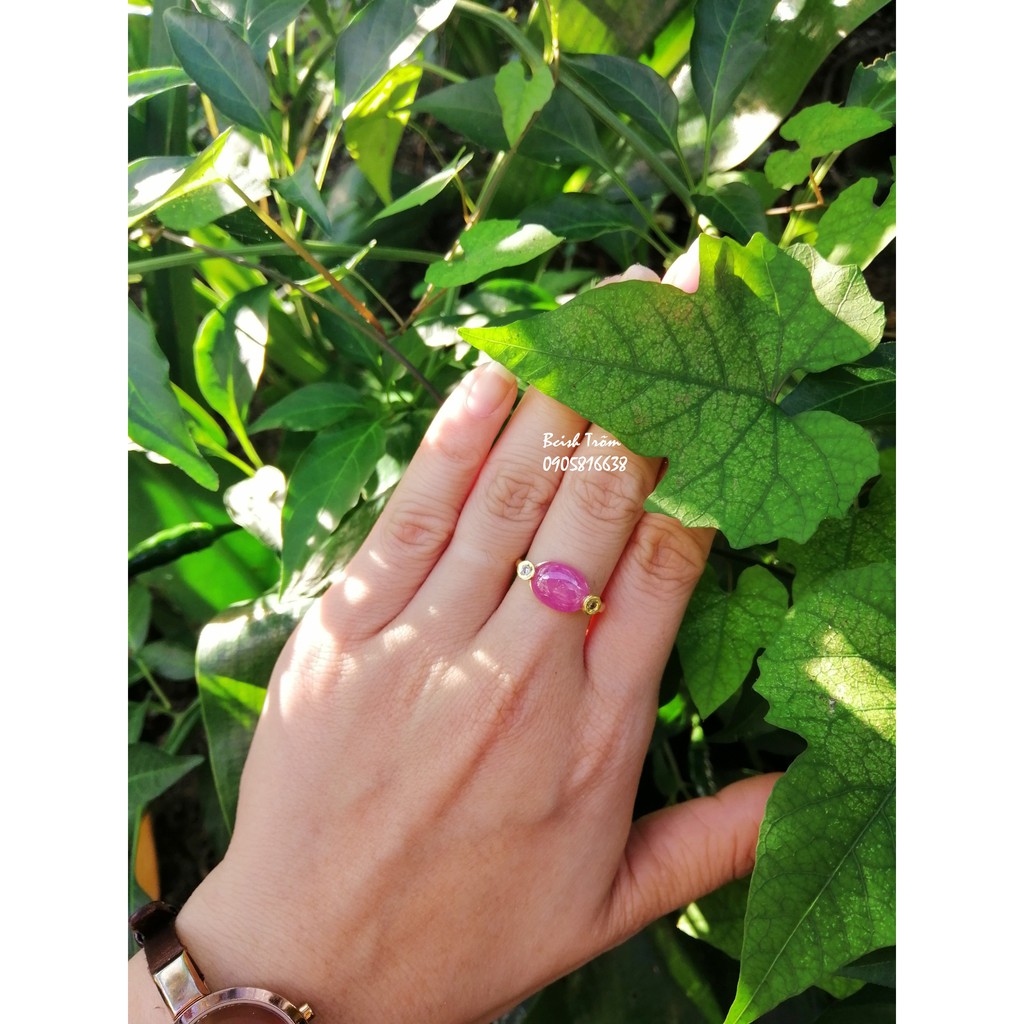 Nhẫn nữ ruby