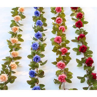 🌹Dây leo hoa hồng cao cấp loại 2m3 🌹 - Hoa giả