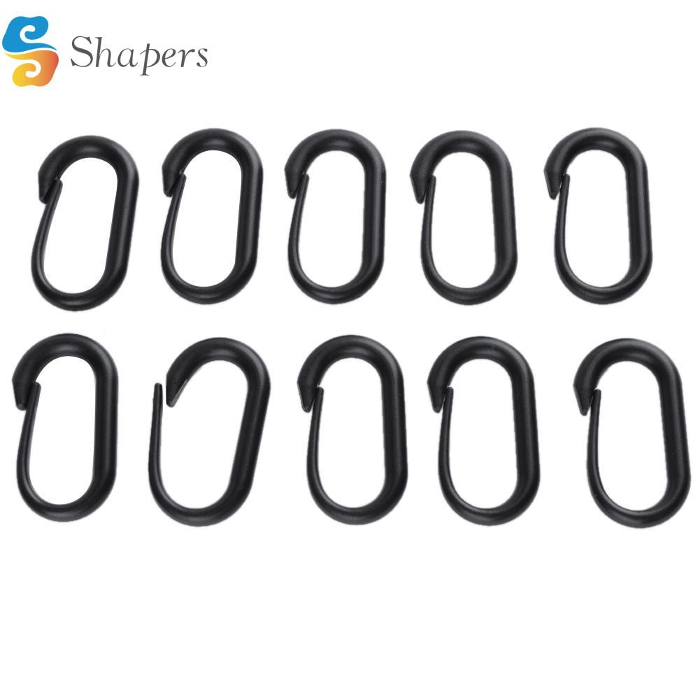 READY√S❀10pcs Carabiner Buckle Keychain U-Ring for Tactical MOLLE Webbing Backpack