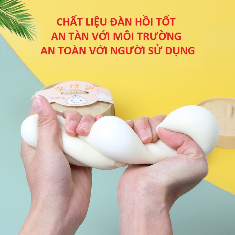 Đồ chơi squishy hình bánh bao giải trí người lớn giảm stress trong phòng chính hãng giá rẻ cao cấp MAXSTAR ✅