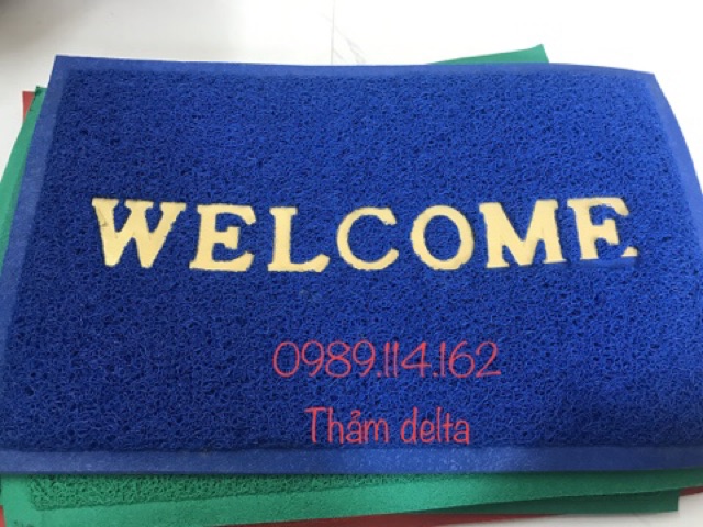 Thảm chùi chân welcome 40.60cm