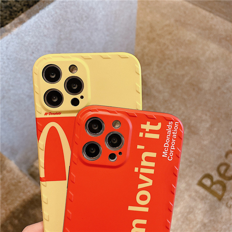 Ốp điện thoại từ nhựa mềm họa tiết McDonald's cho iPhone12 mini 11 PRO MAX 7/8plus SE2020 X/XS XR XSMAX | BigBuy360 - bigbuy360.vn
