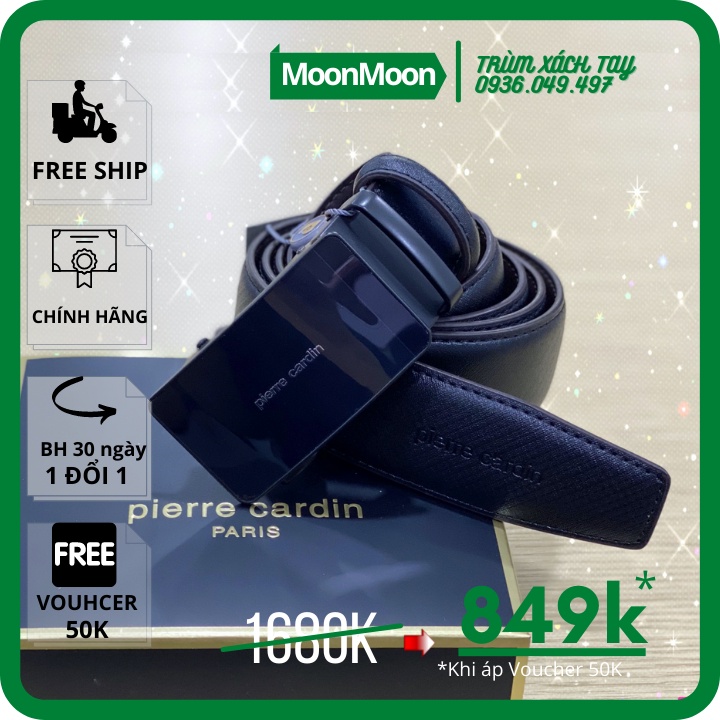 ⚜️CHÍNH HÃNG⚜️ Thắt Lưng Da Nam PIERRE CARDIN SALE 50% Mua Tại Store Có Hoá Đơn PC15 Dây Nịt Công Sở