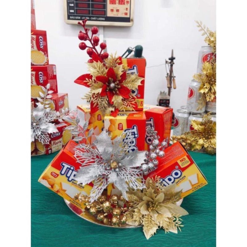 (Tạm Hết ) Set Đồ Trang Trí Tháp Bánh,Phụ Kiện Làm Oản Tài Lộc Trưng Bày Dịp Lễ Tết ( Set Ngẫu Nhiên )