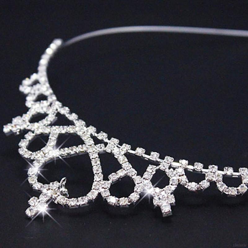 Vương miện Tiara đính đá xinh xắn cho bé gái