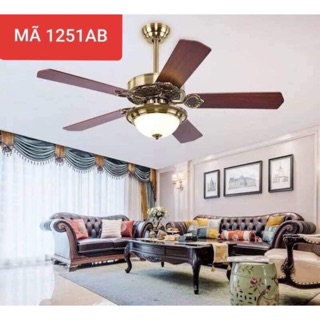 Quạt Trần Đèn Hiện Đại - Điều Khiển Từ Xa