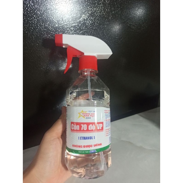 Cồn 70 Độ VP, Dung dịch sát khuẩn tay diệt khuẩn nhanh dạng vòi xịt 500ml