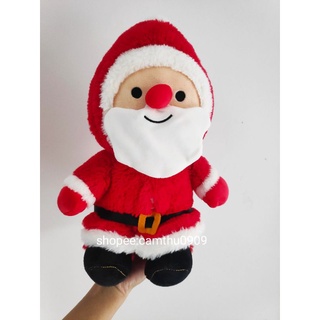 Gấu bông ông già noel lông mềm mịn-cây thông noel lông mịn (size30cm)
