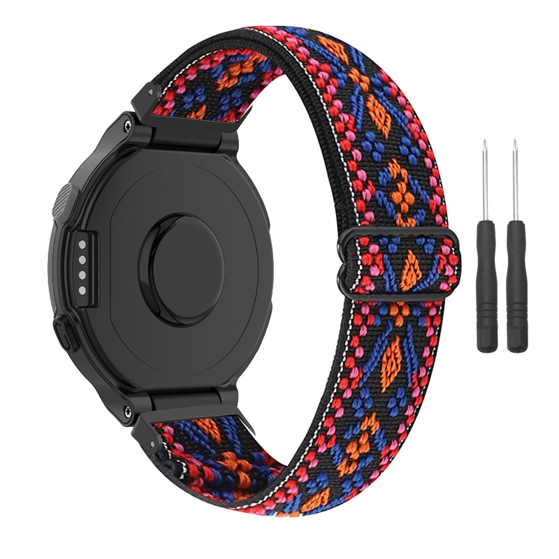 Dây Đeo Nylon Co Giãn Chống Nước Cho Đồng Hồ Thông Minh Garmin Forerunner 735xt