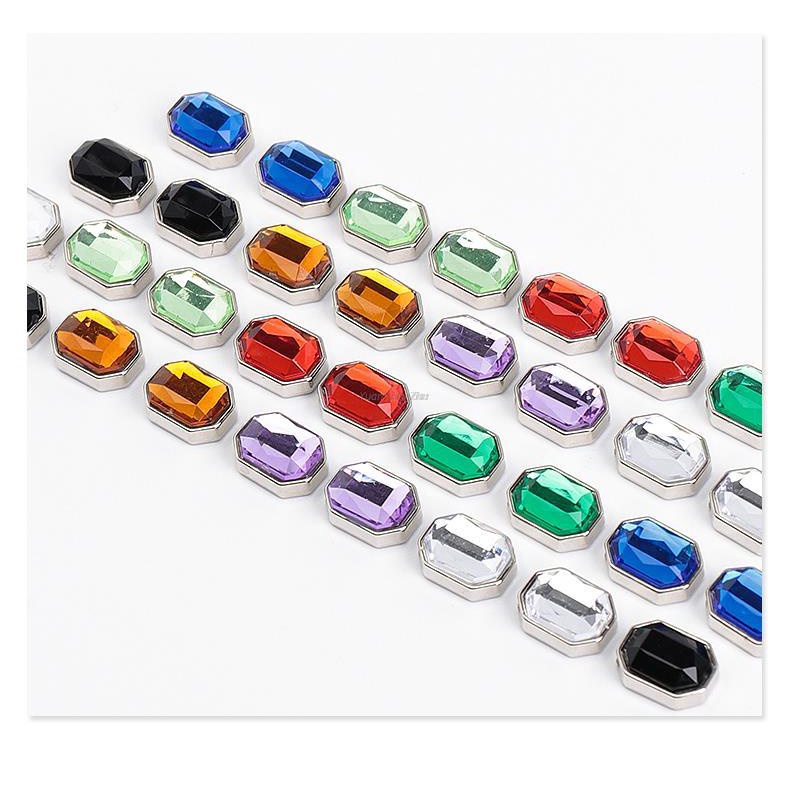 Dây Giày Không Cần Buộc Co Giãn Đính Đá Kim Cương Nhiều Màu Sắc Mới Cho Trẻ Em Và Người Lớn