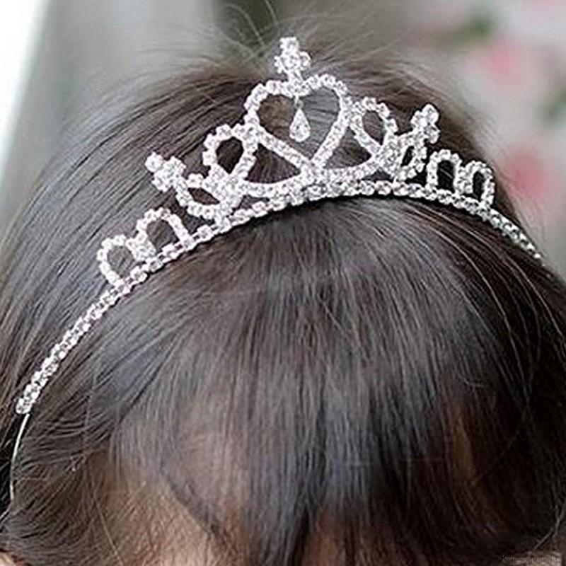 Cài tóc hình vương miện công chúa xinh xắn dành cho bé gái