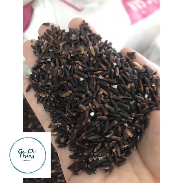 1kg gạo lứt đen dẻo hữu cơ giảm cân ăn kiêng tôm vàng