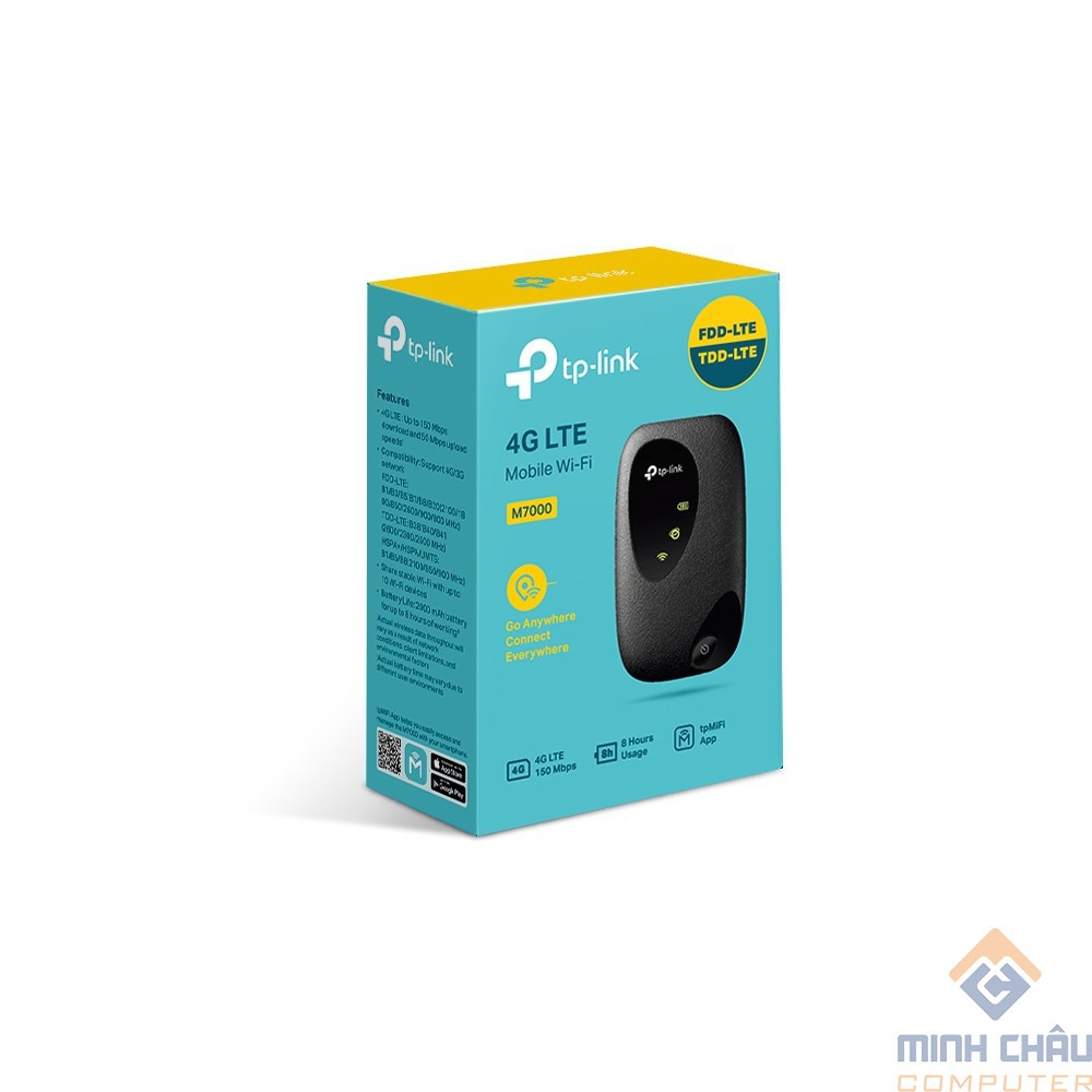 Bộ Phát Wifi Di Động 4G LTE Tp-Link M7000 - Hàng Chính Hãng Tp-linkVN | BigBuy360 - bigbuy360.vn