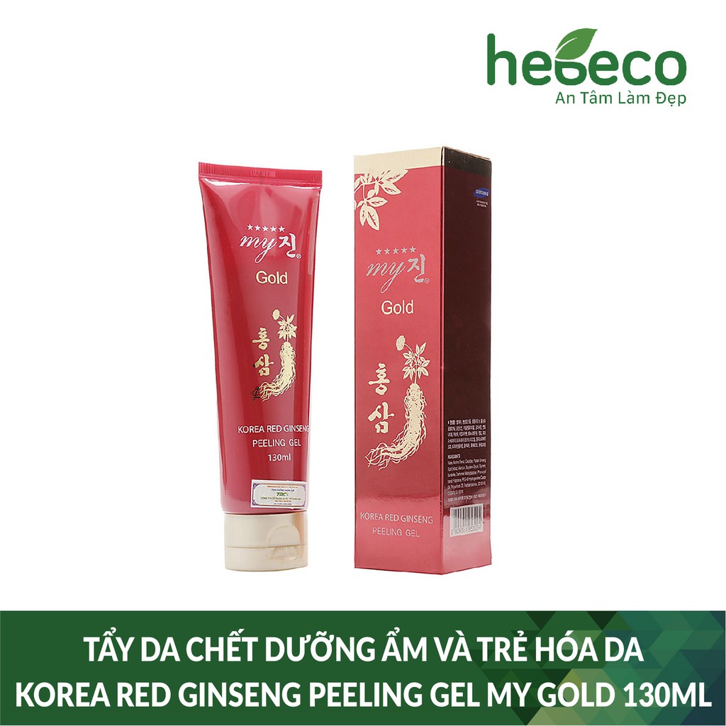 TẨY DA CHẾT DƯỠNG ẨM VÀ TRẺ HÓA DA KOREA RED GINSENG PEELING GEL MY GOLD 130ML - HÀN QUỐC CHÍNH HÃNG