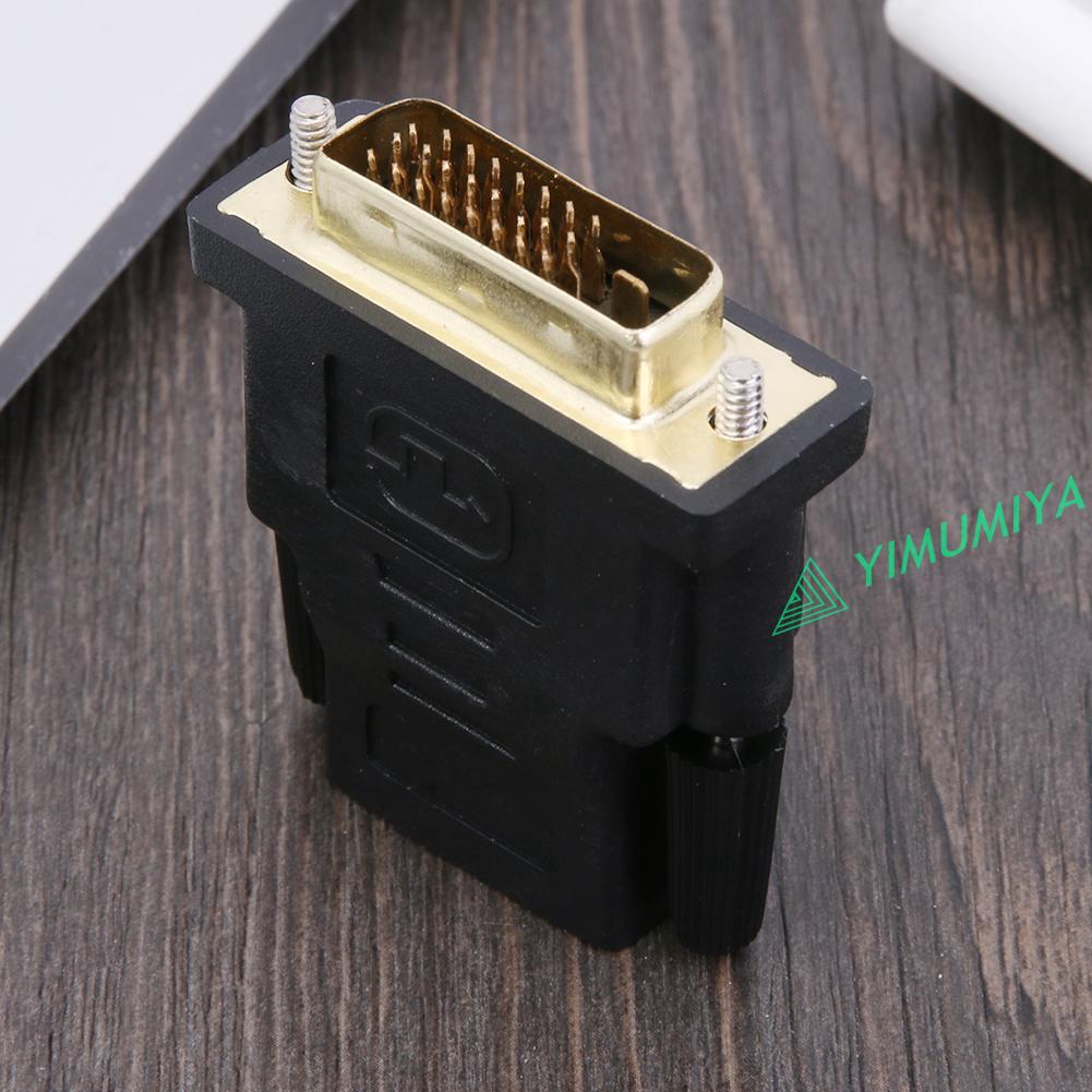 Đầu nối chuyển đổi dây cáp HDMI qua DVI 24+1pin