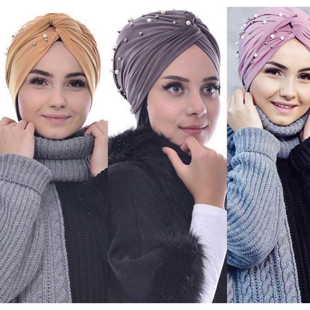 WONDER Mũ Turban Trùm Đầu Chống Rụng Tóc Cho Nữ