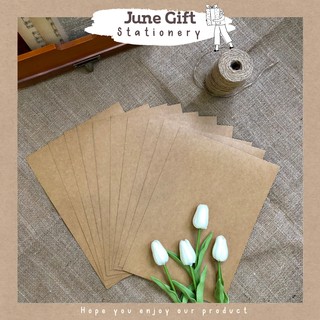 Set 10 Giấy Bìa Cứng Kraft A4 Làm Thiệp, Scrapbook